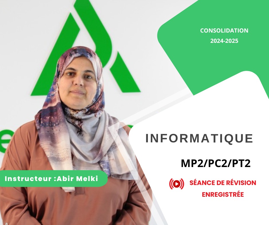 Séance de révision enregistrée - Informatique